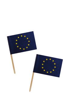 Spieße Flaggen / Europa / 7cm / 100Stk.