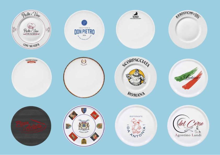 Pizzateller Napoli / 33cm / Print / 6Stk