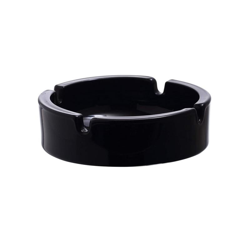 Aschenbecher / 14cm / Schwarz / 24Stk.