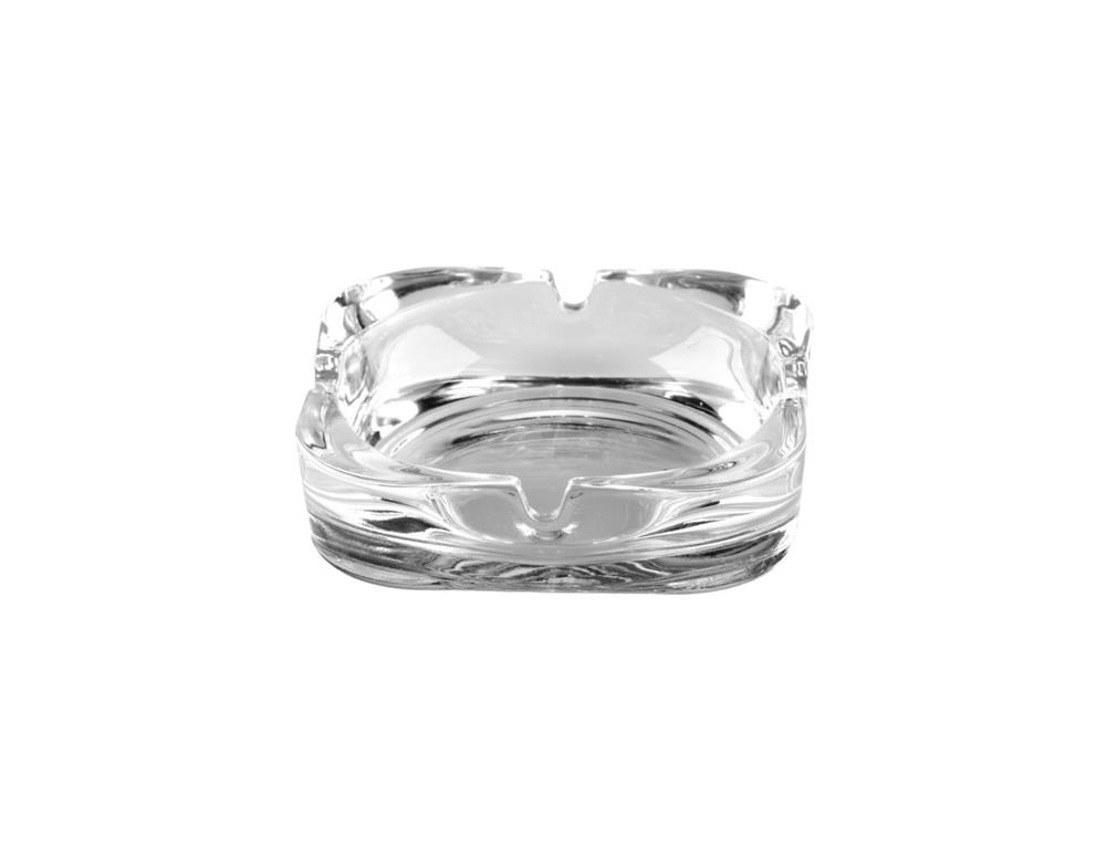 Aschenbecher / 10cm / Quadratisch / 24St