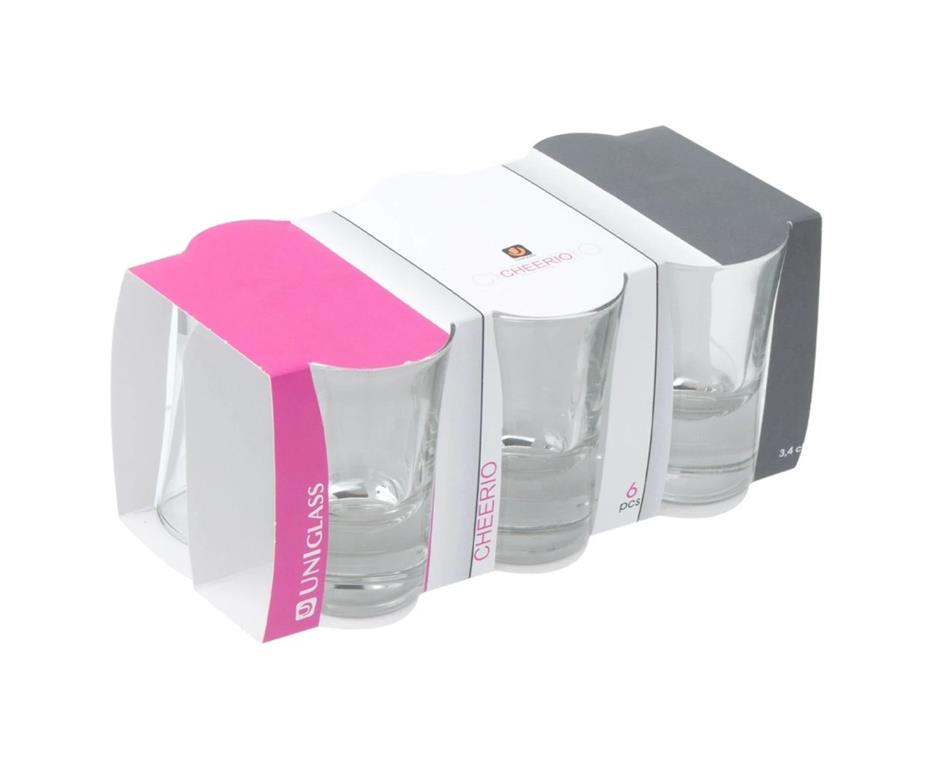 Cheerio Schnapsglas / 3,4cl / 6Stk.