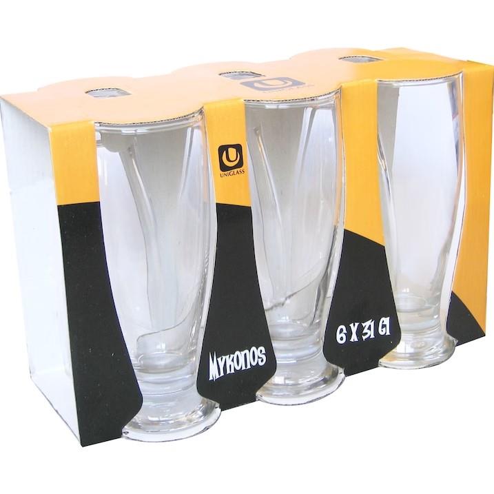 Mykonos Bierglas / 31cl / 6Stk.