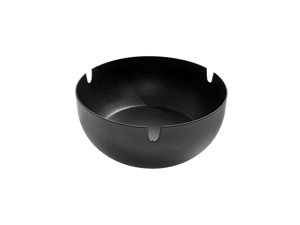 Schwarzer Aschenbecher / 11cm / 1Stk