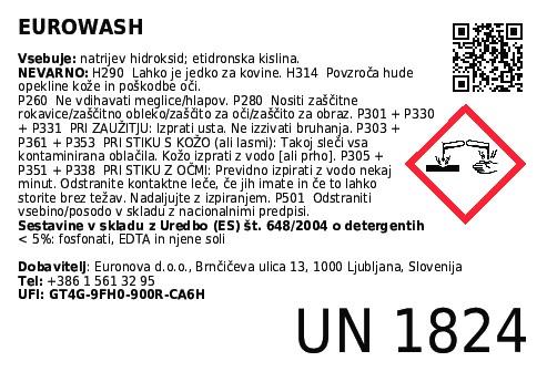 Geschirrspülmittel Eurowash / 6kg