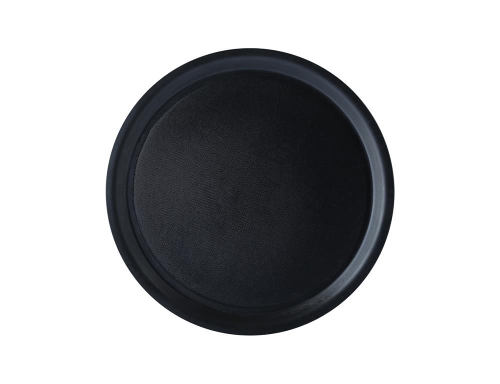 Serviertablett /schwarz/rutschfest/ 38cm