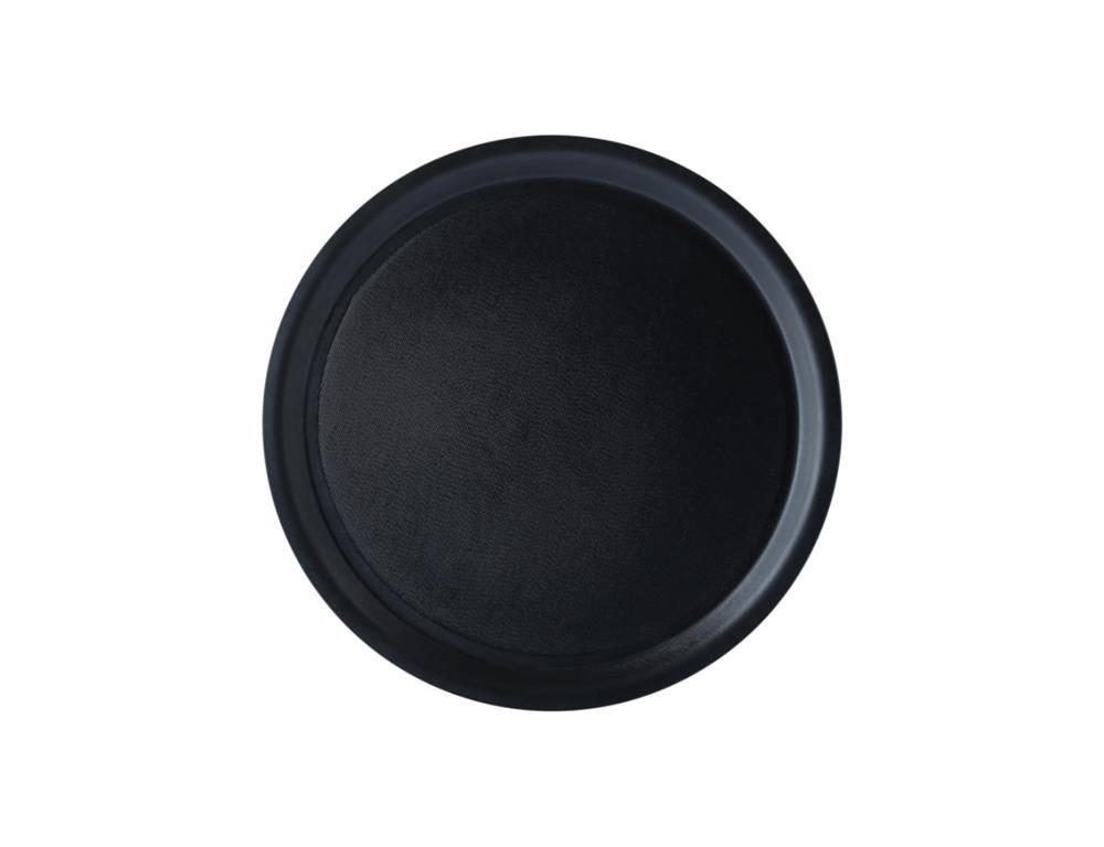 Serviertablett /schwarz/rutschfest/ 33cm