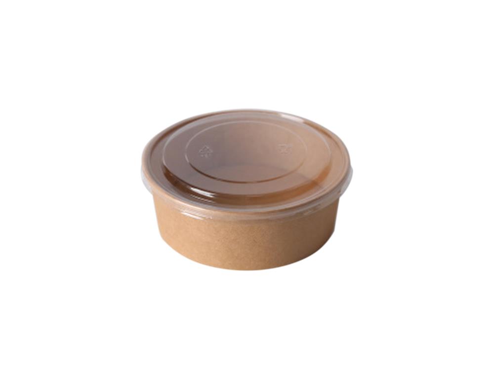 Papierschalen /19cm/1300ml/Deckel/ 50Stk