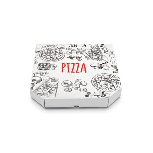 Pizzakarton / 30x30x4/ 100Stk / bedruckt
