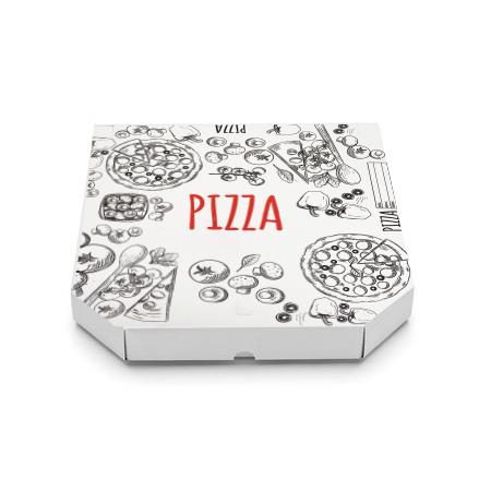 Pizzakarton / 42x42x4 / 50Stk / bedruckt