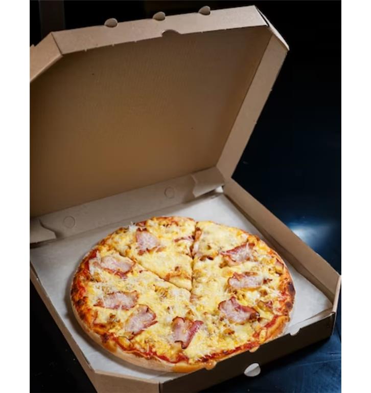 Pizzakarton / 46x46x4cm / 100Stk / Kraft