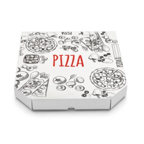 Pizzakarton / 50x50x4 / 50Stk / bedruckt