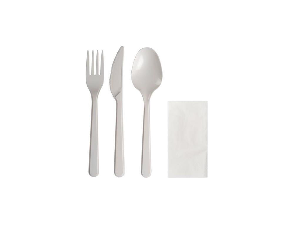 Plastikbesteckset /Gab-Mes-Löf/ 250Stk