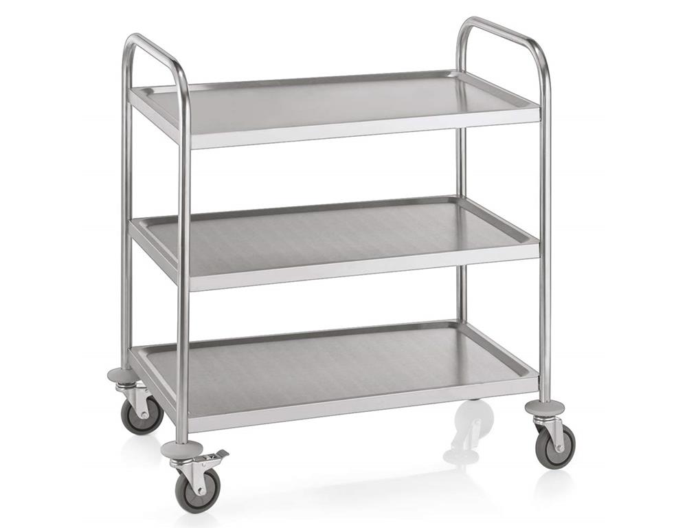 Servierwagen / 3 Ablagen / 95x50x95cm