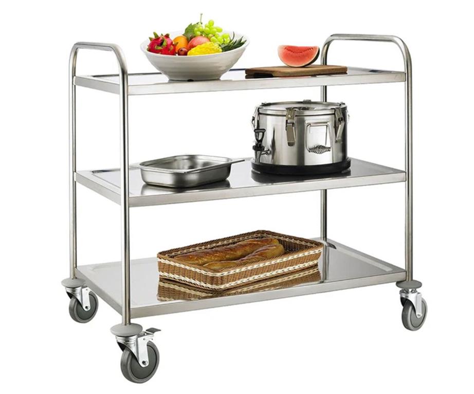 Servierwagen / 3 Ablagen / 95x50x95cm