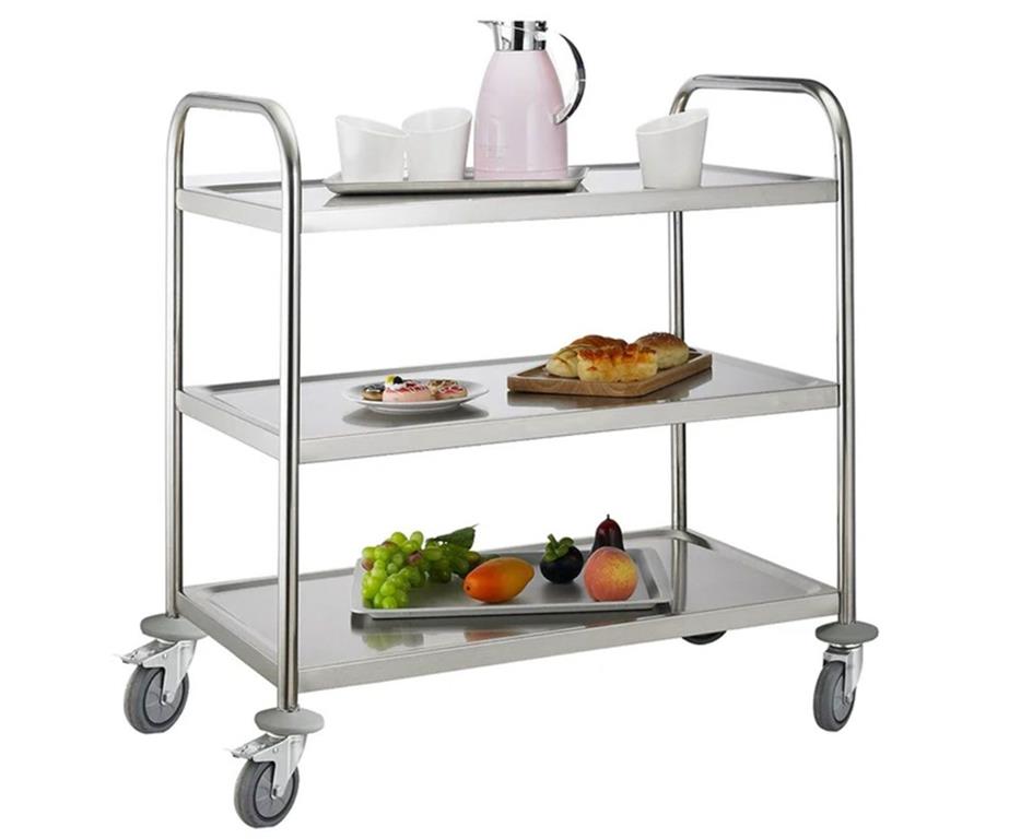 Servierwagen / 3 Ablagen / 95x50x95cm