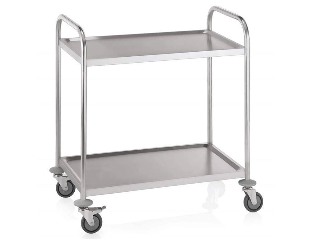 Servierwagen / 2 Ablagen / 95x50x95cm