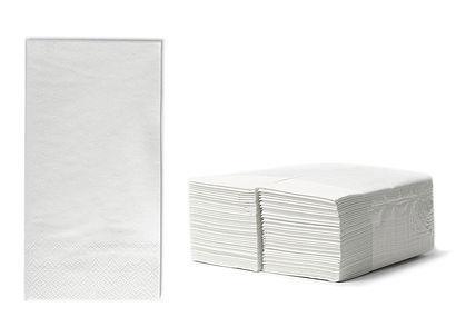 Servietten /2lagig/ 8x17cm / Weiß / 80St