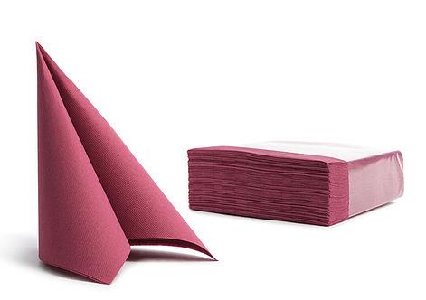 Servietten Point /38x38cm/Bordo/ 50Stk