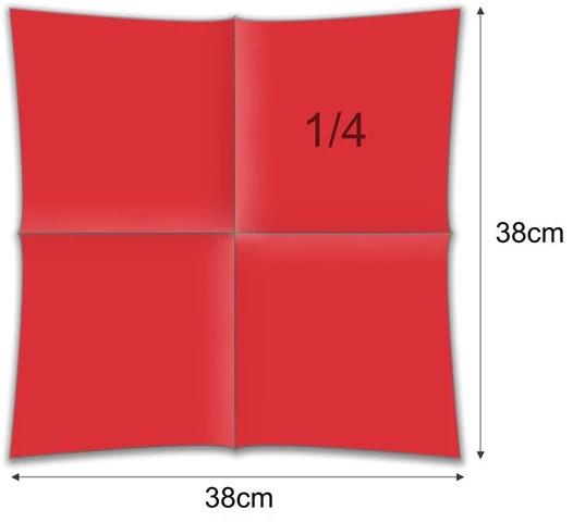 Servietten Point /38x38cm/Rot/ 50Stk