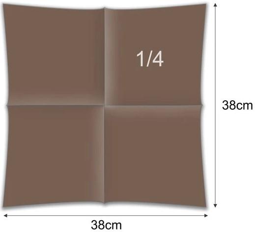 Servietten Point /38x38cm/Braun/ 50Stk