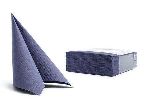 Servietten Soft /38x38cm/ D.blau / 50Stk