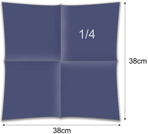 Servietten Soft /38x38cm/ D.blau / 50Stk