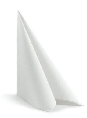 Servietten Airlaid /40x40cm /Weiß/ 50Stk