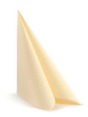 Servietten Airlaid /40x40cm /Beige/ 50St