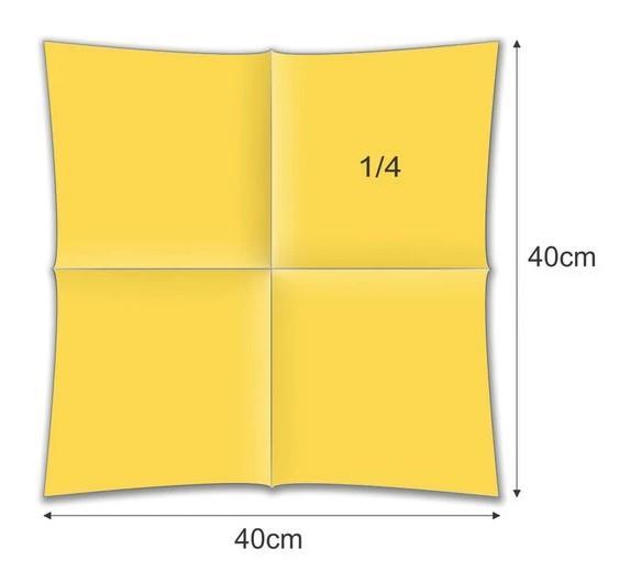Servietten Airlaid /40x40cm /Gelb/ 50Stk