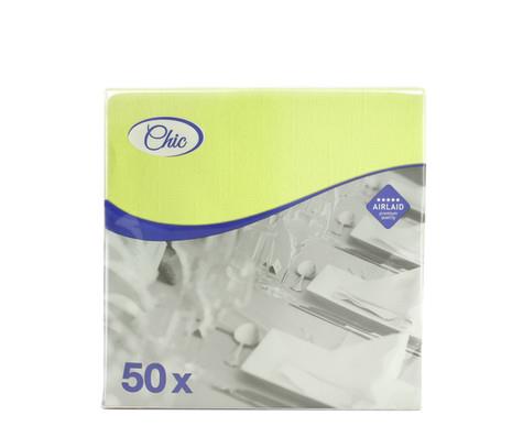 Servietten Airlaid /40x40cm /Kivi/ 50St