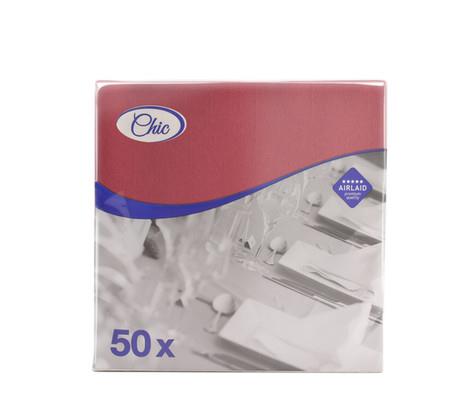 Servietten Airlaid /40x40cm /Bordo/ 50St