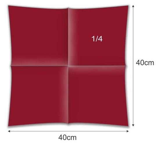 Servietten Airlaid /40x40cm /Bordo/ 50St