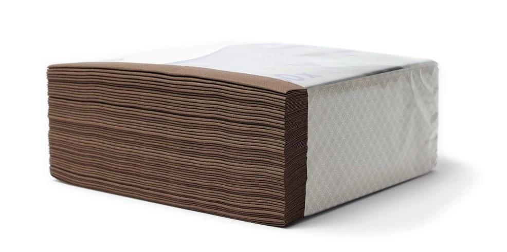 Servietten Airlaid /40x40cm /Braun/ 50St