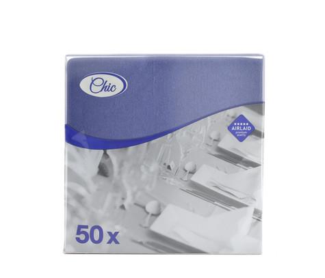 Servietten Airlaid /40x40cm /D.Blau/50St