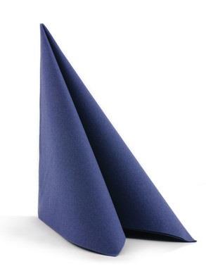 Servietten Airlaid /40x40cm /D.Blau/50St
