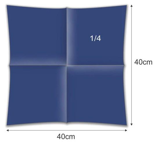 Servietten Airlaid /40x40cm /D.Blau/50St