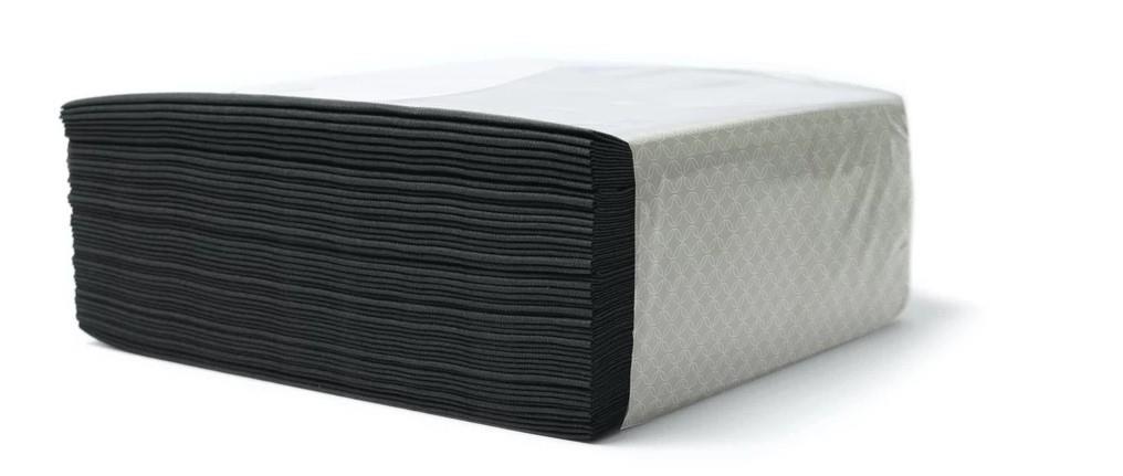 Servietten Airlaid /40x40cm /Schw/ 50Stk