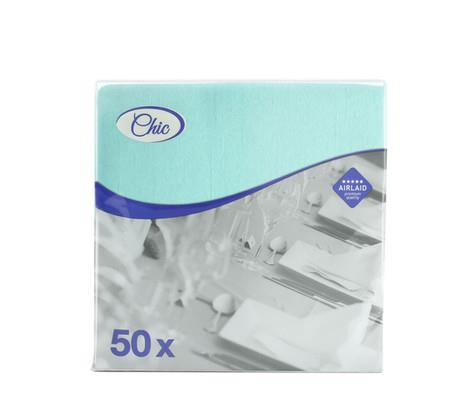 Servietten Airlaid /40x40cm /Mint/ 50St