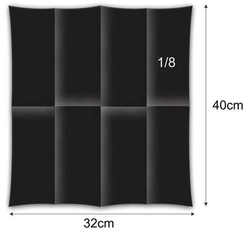 Bestecktaschen Airlaid / Schwarz / 50Stk