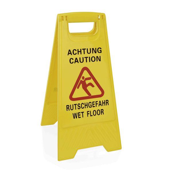 Warnung vor rutschigem Boden / ENG - DE