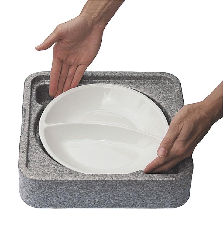 Thermobox für Teller / 32x32x11cm