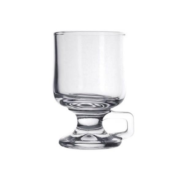 Kaffeeglas mit Henkel / 12cl / 6Stk