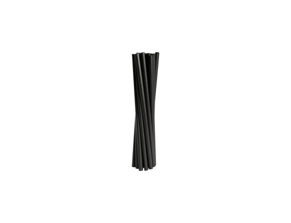 Strohhalme / 6x190mm / Schwarz / 250Stk