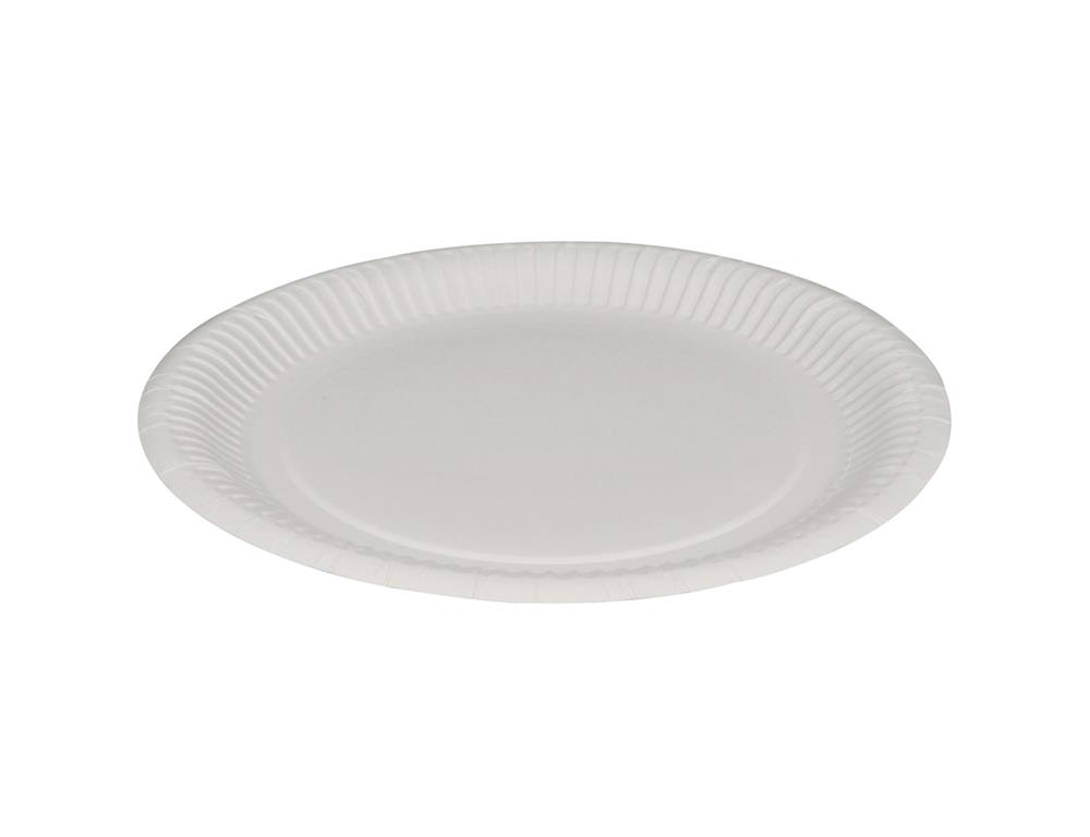 Pappteller / Rund / 23cm / 100Stk.