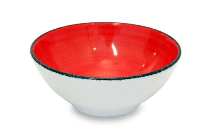 Korallrote Schale / 21cm / 1Stk.