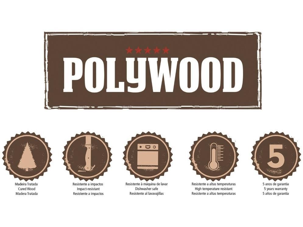 Polywood Gabel / 20cm / 6Stück