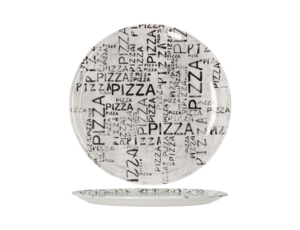 Pizzateller Napoli / 33cm / W&B / 6Stk.