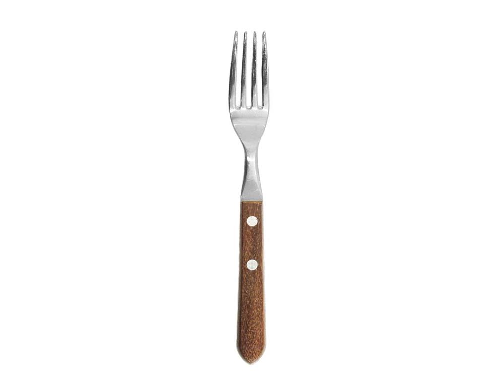 Gabel mit Holzgriff / 20cm / 6Stk