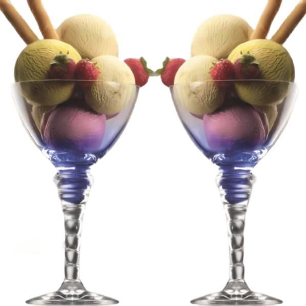 Capri Eisglas / 360mL / 2Stk