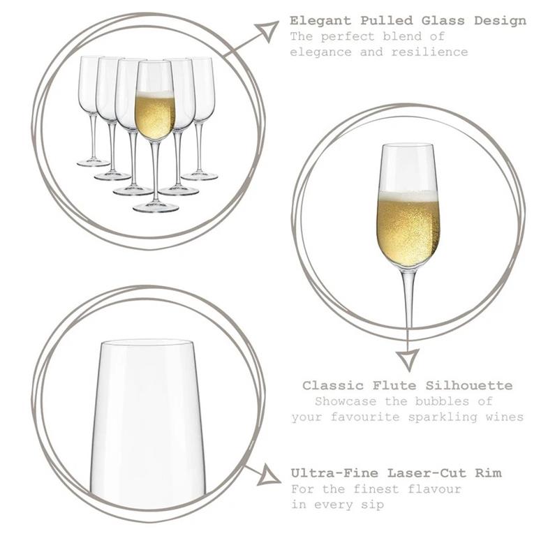 Spazio Champagnerglas / 19cl / 3Stk